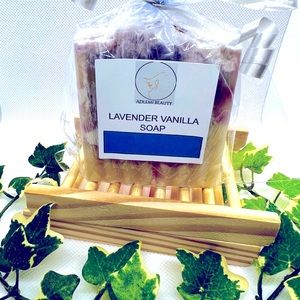 Cold process soap handmade with love. Lavender and vanilla